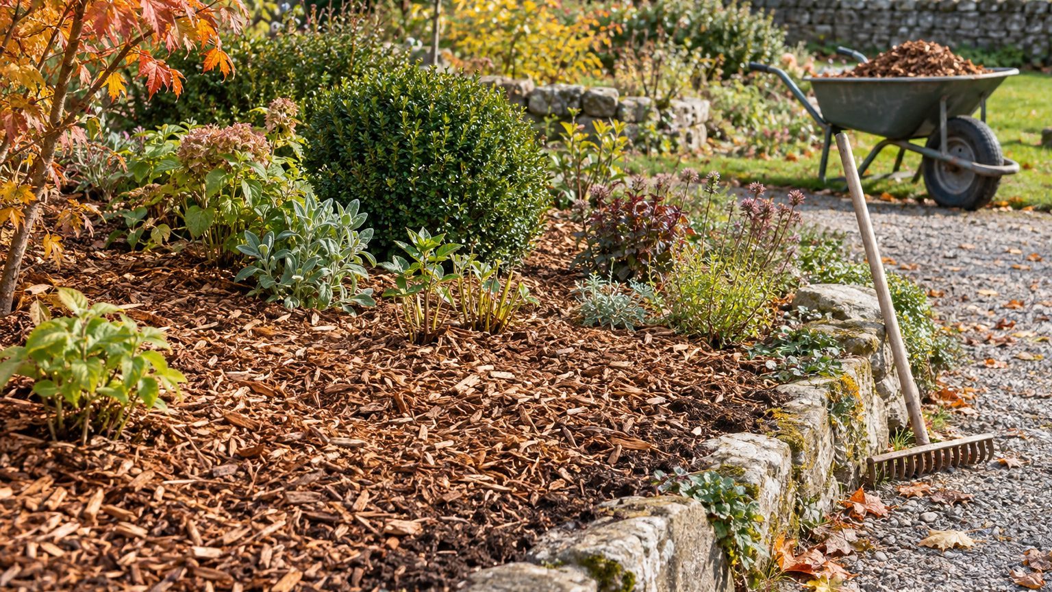 Combien de temps dure un paillis de bois, et quand le recharger ?