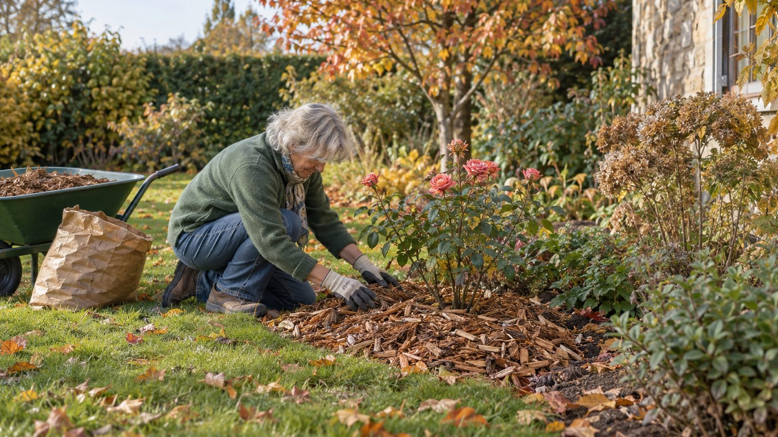 Copeaux de bois au jardin : usages, épaisseur et précautions