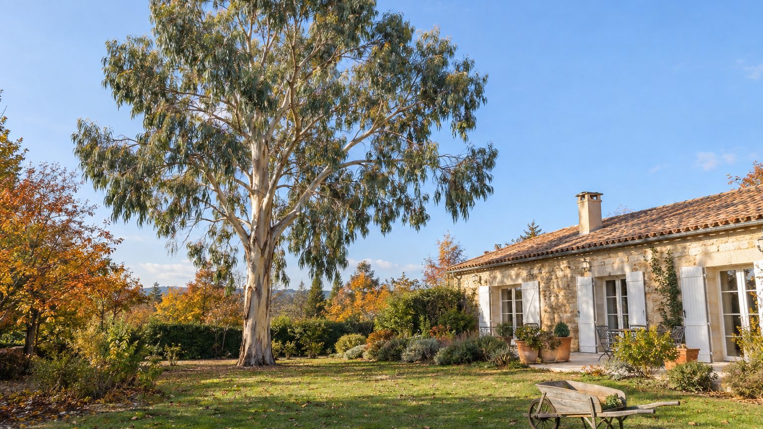 Eucalyptus près d'une maison : racines et distance à respecter