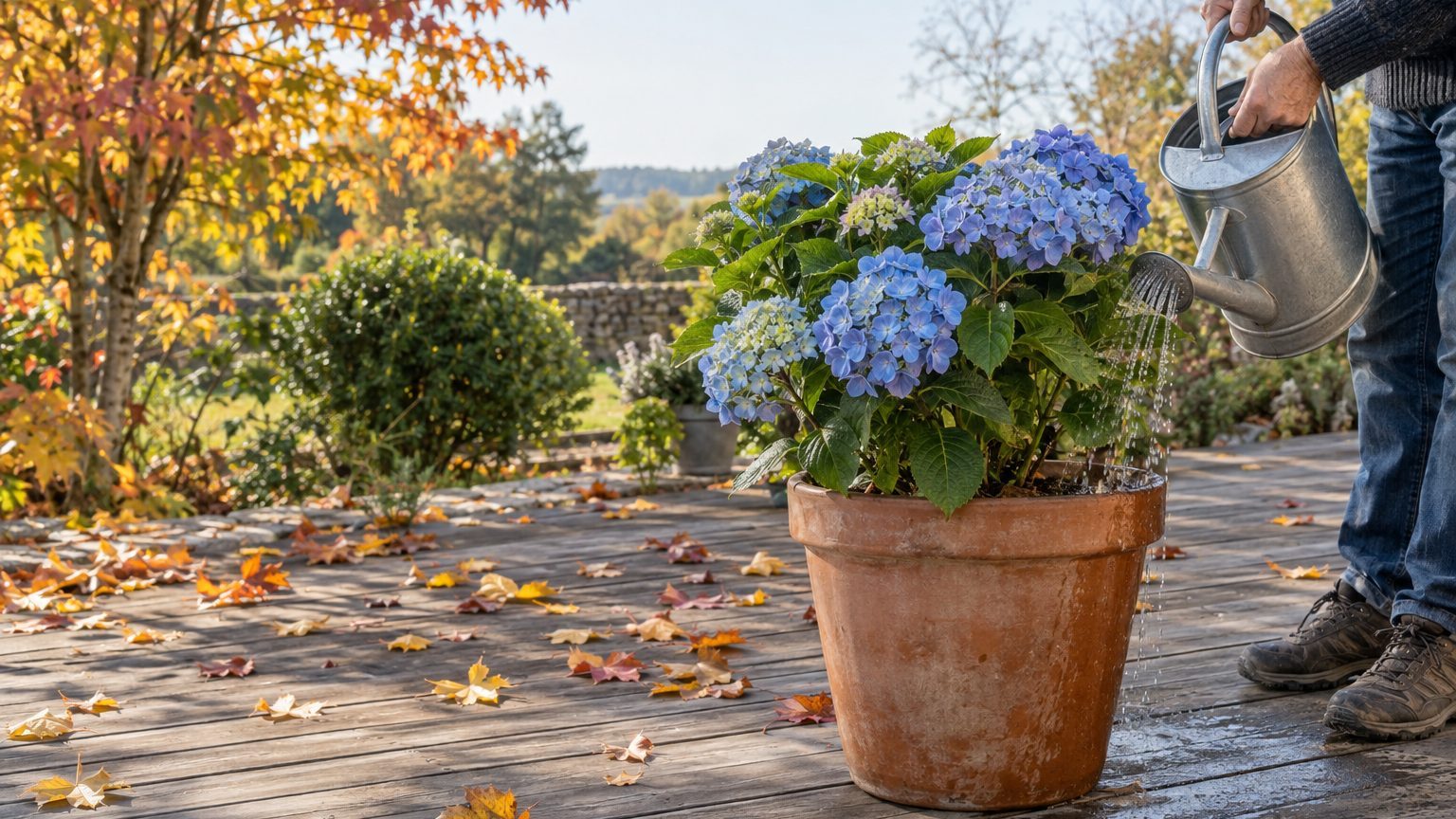 Hortensia en pot : entretien, arrosage et floraison