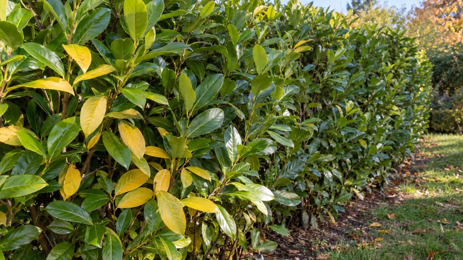 Laurier palme aux feuilles jaunes : 5 causes à identifier et comment sauver la haie