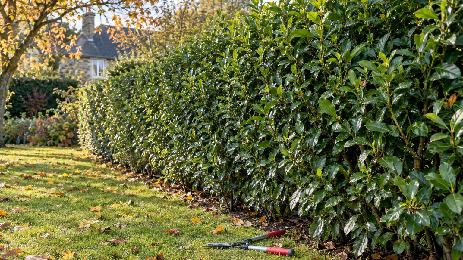 Laurier palme en haie : avantages, plantation et taille