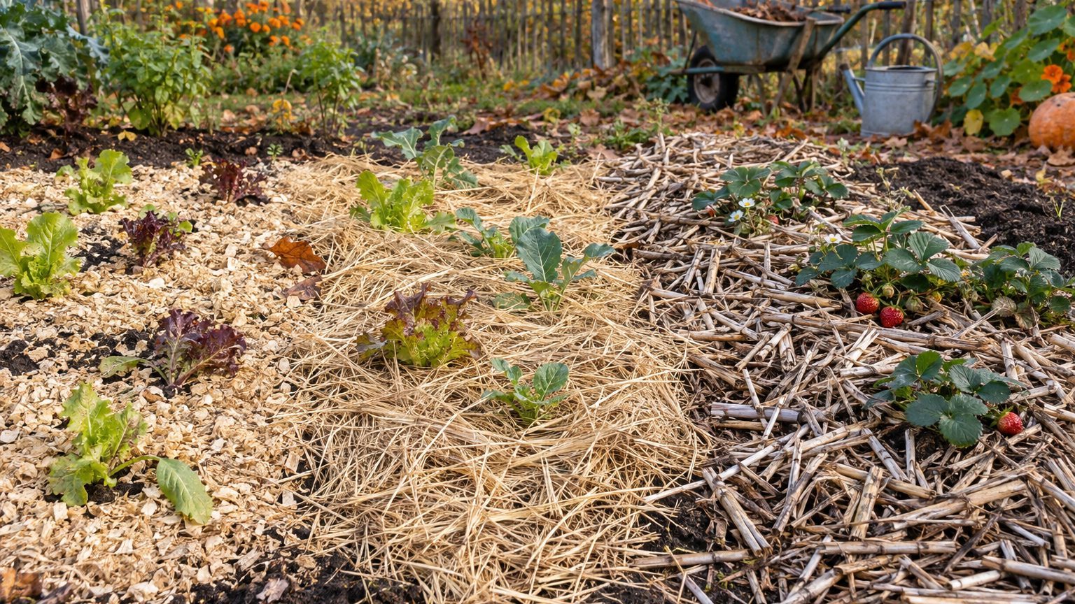 Paillage en chanvre, lin et miscanthus : avantages, inconvénients et bons usages