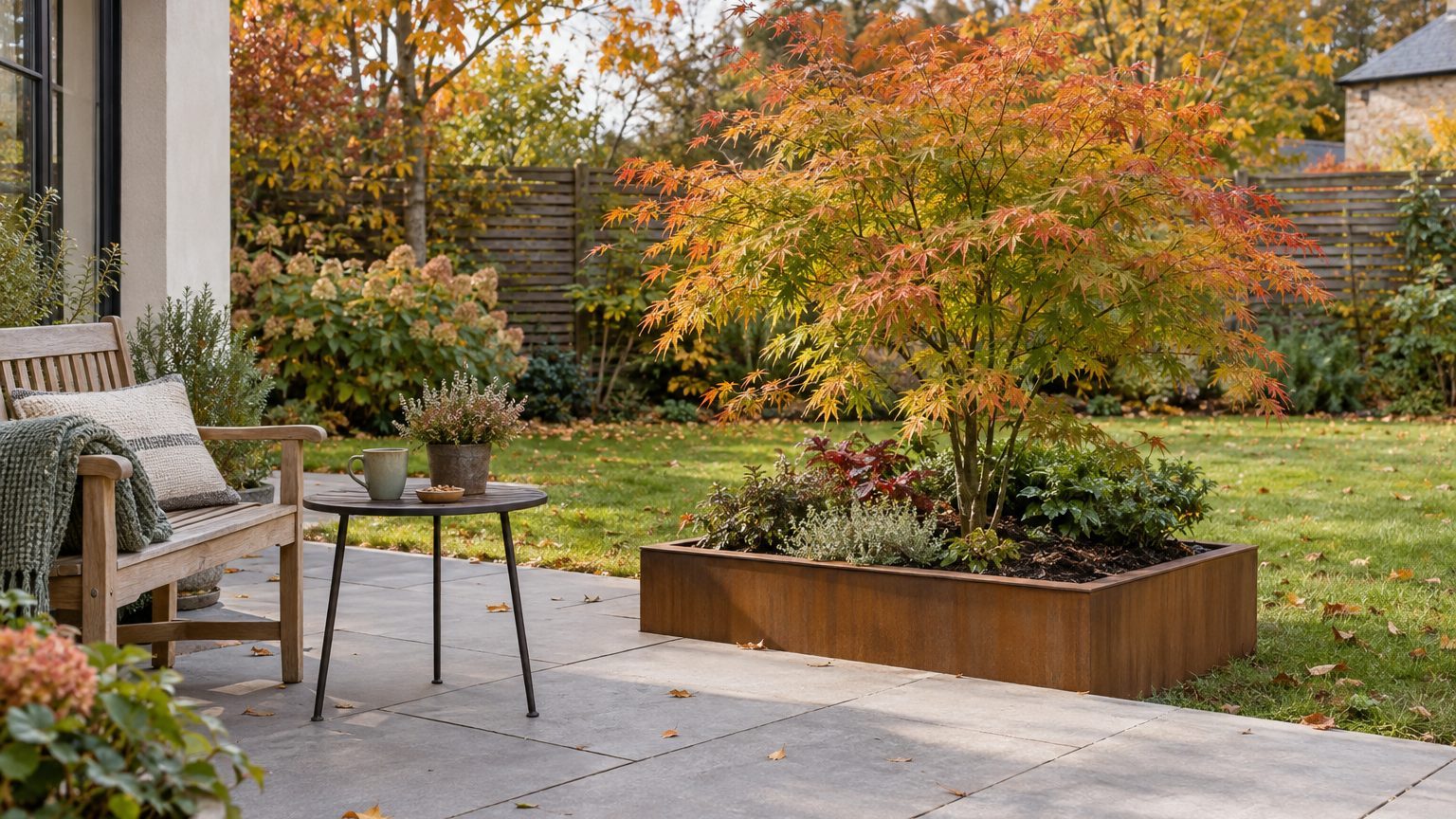 Près d'une terrasse : quel arbre sans racines envahissantes choisir ?
