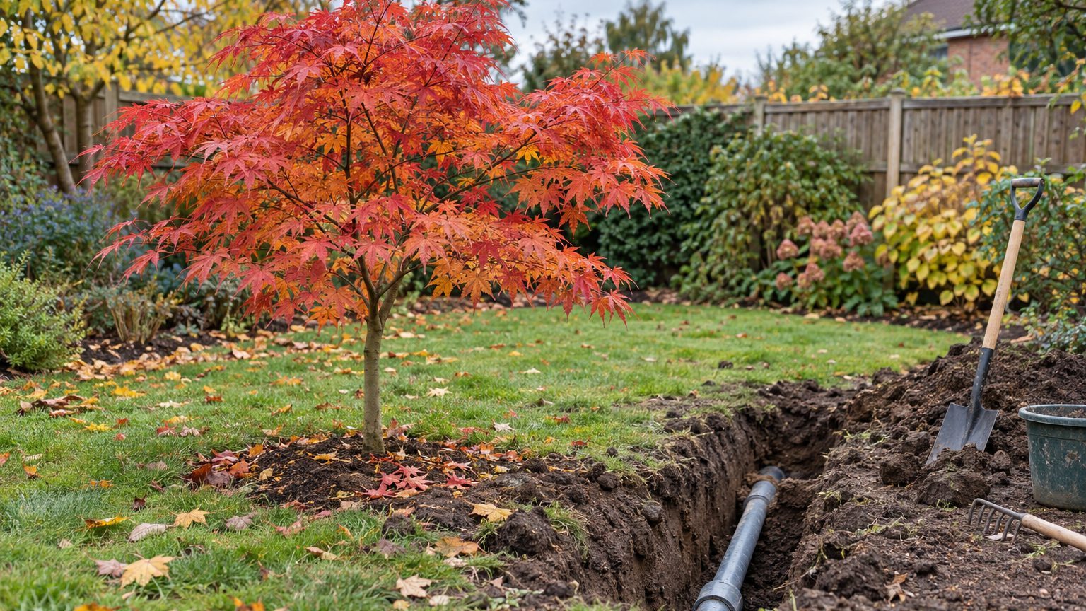 Près des canalisations : quel arbre sans racines envahissantes choisir ?