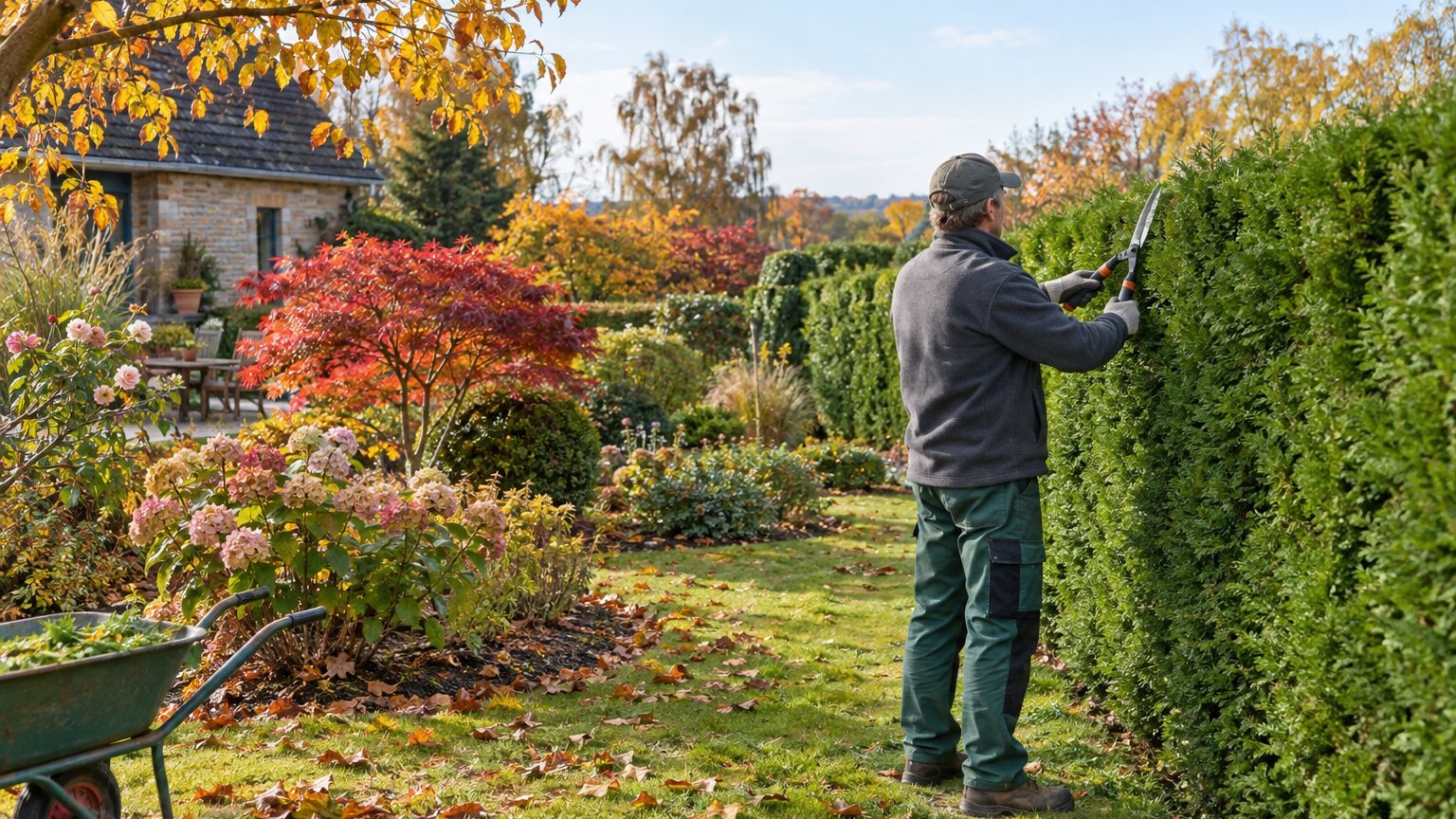 Quand tailler chaque arbre et arbuste du jardin : thuya, érable, fruitiers, persistants