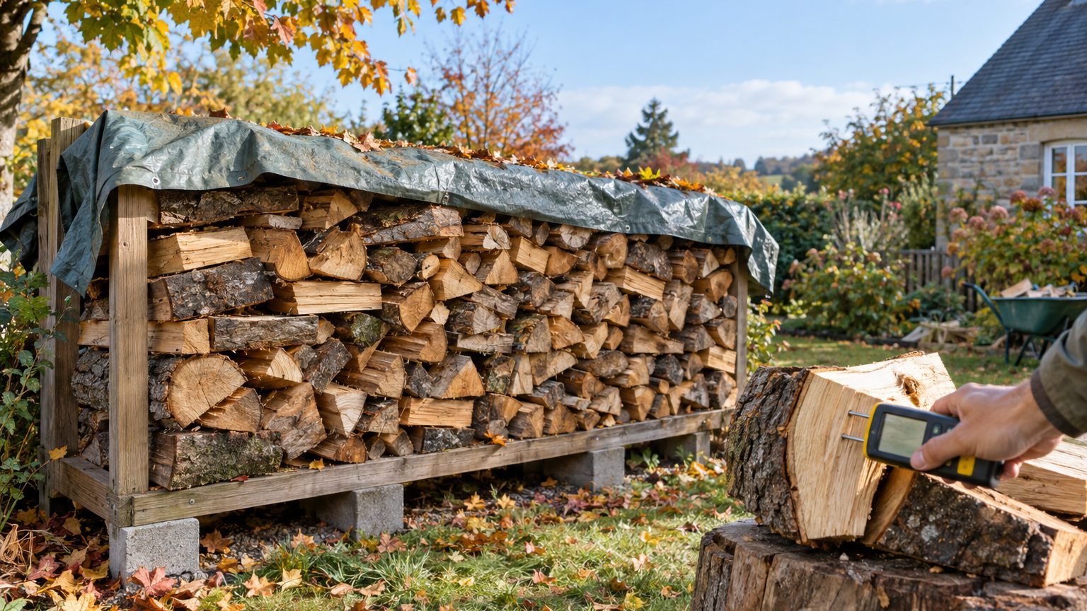 Sécher et stocker son bois de chauffage : le guide complet